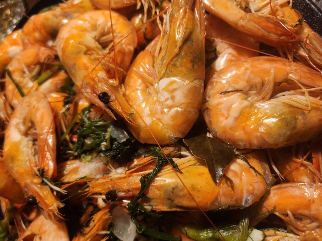 FIREWOOD OVEN-BAKED PRAWNS
