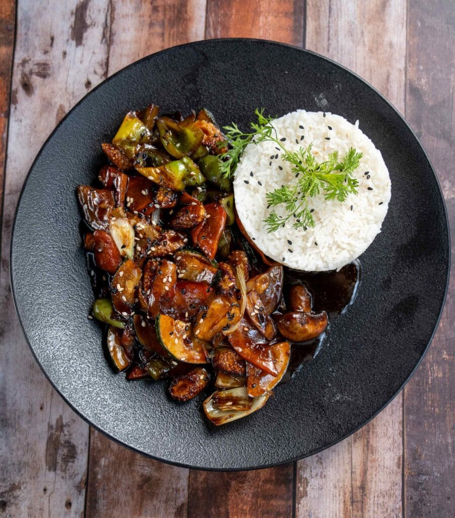 VEGETABLE WITH TERIYAKI SAUCE