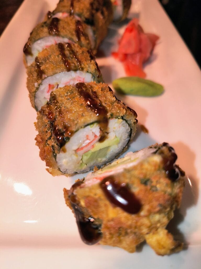 DEEP FRY CALIFORNIA ROLL